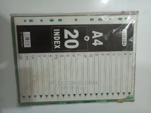 ( A4 ) 1-20 Index File Dividers