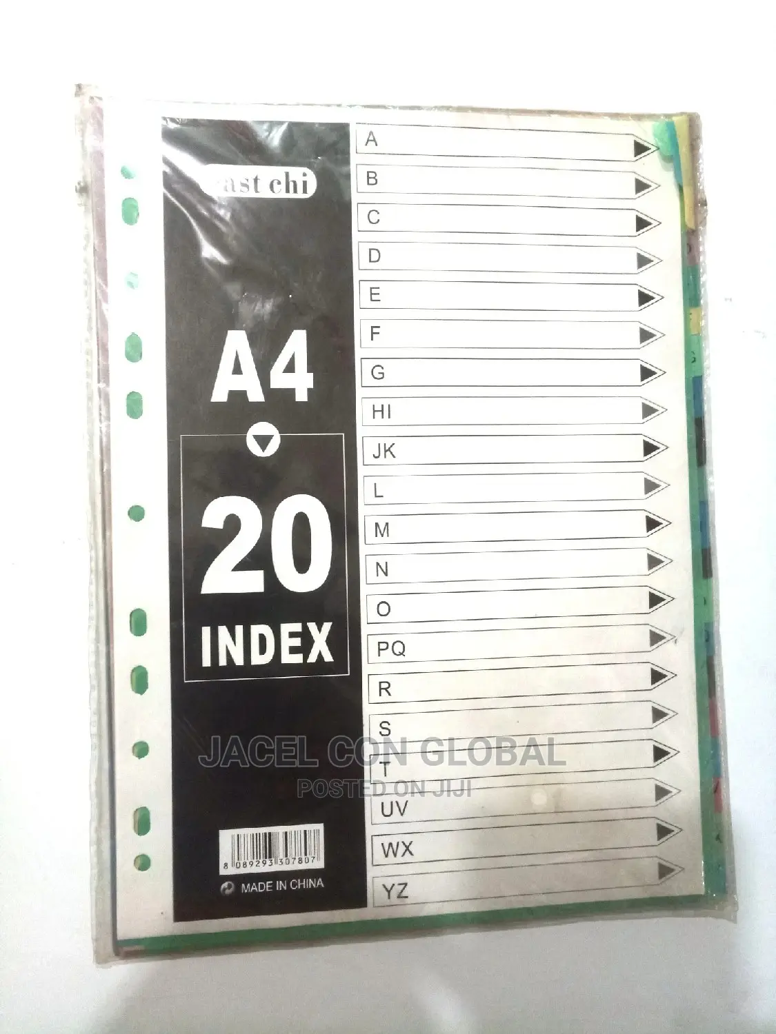 ( A4 ) 1-20 Index File Dividers
