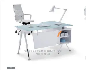 Supermax 1.4mters Glass Executive Office Tables