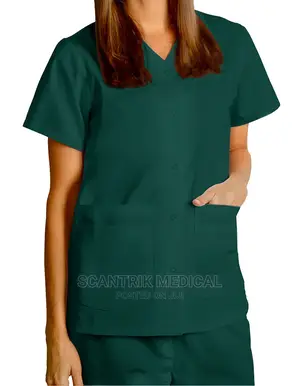 Dark Green Hospital Scrub Suit