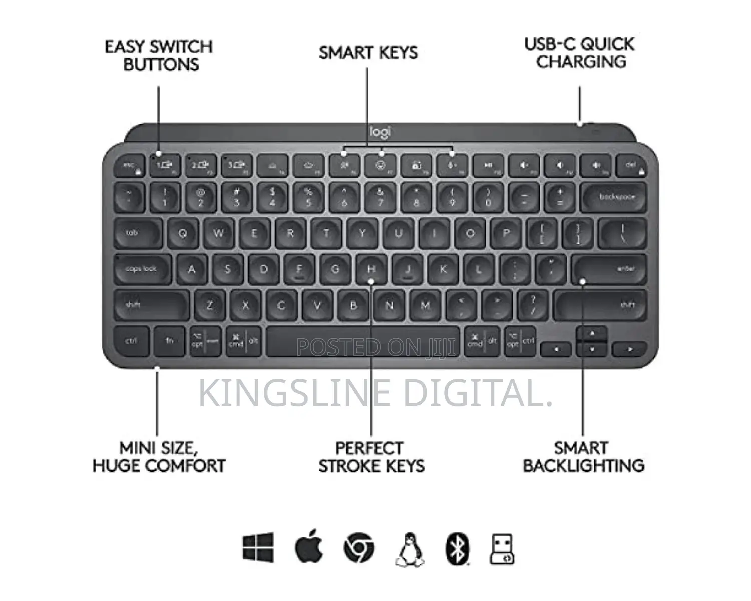 Logitech MX Keys Mini Advance Wireless Keyboard