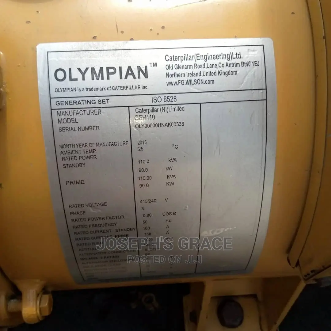100kva Mantrac (Cat) Basic Generator.