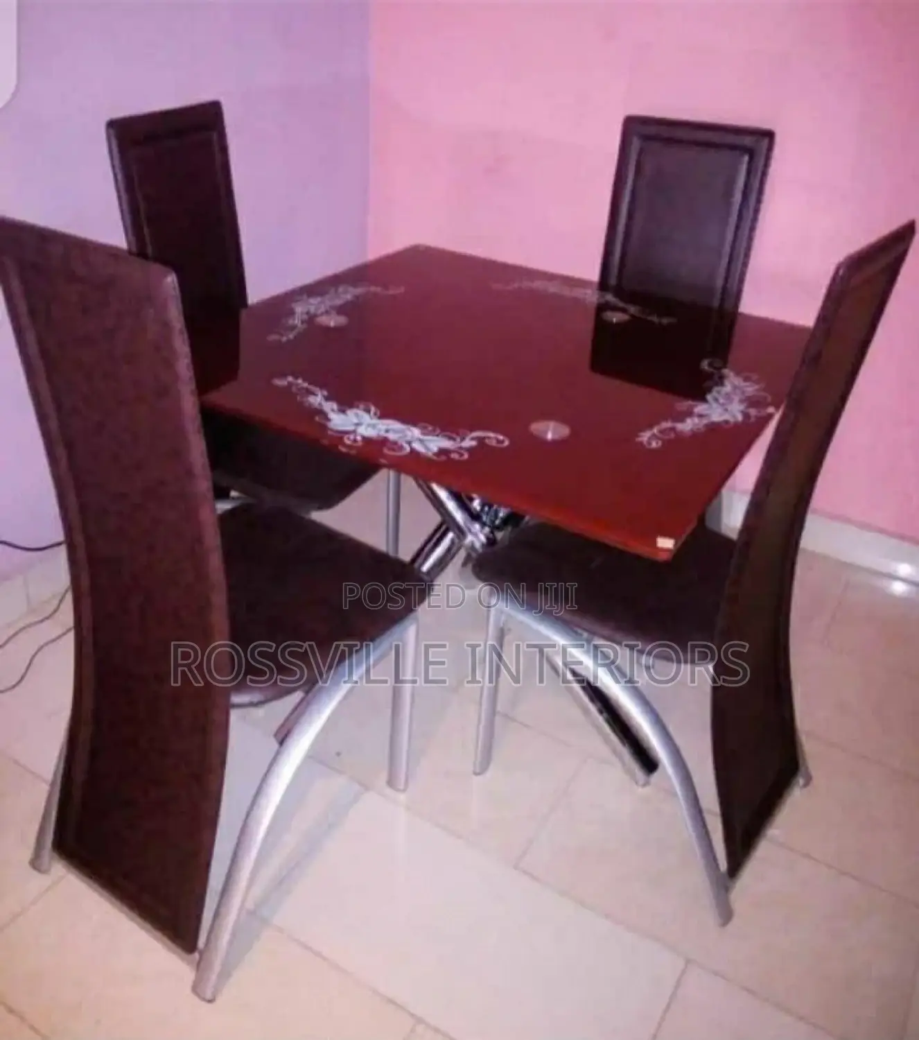 Dinning Set With 4 Chairs