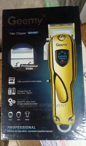 Geemy Professional All Metal Cordless Hair Clipper