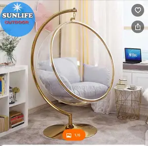Luxury Indoor/Outdoor Transparent Hanging Swing Chair.