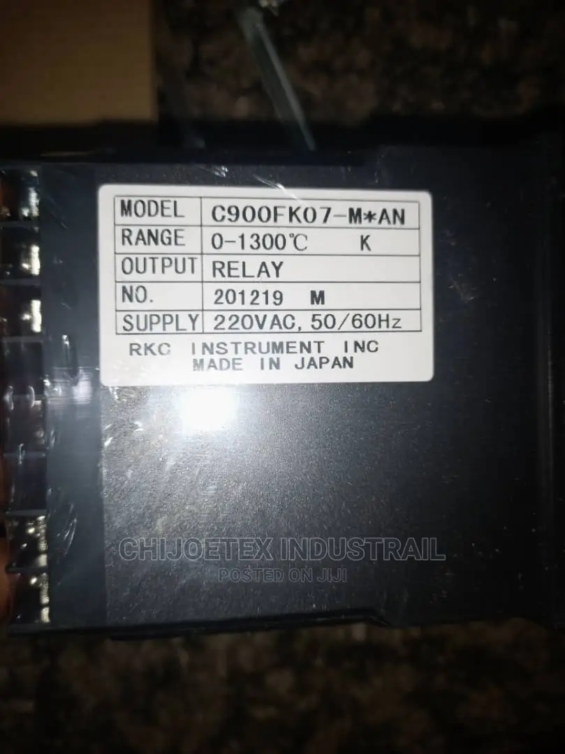 Original RKC Temperature Control With Thermocouple