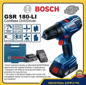 GSR 180-Li Professional Cordless Drill Driver 18V Set