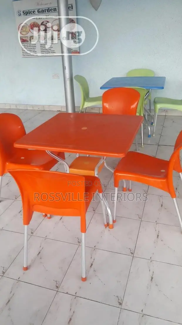 Aluminium Legs Chair Table