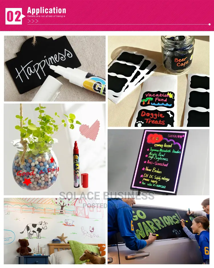 Sticky Board Sheet 45 by 200cm + 3 Markers