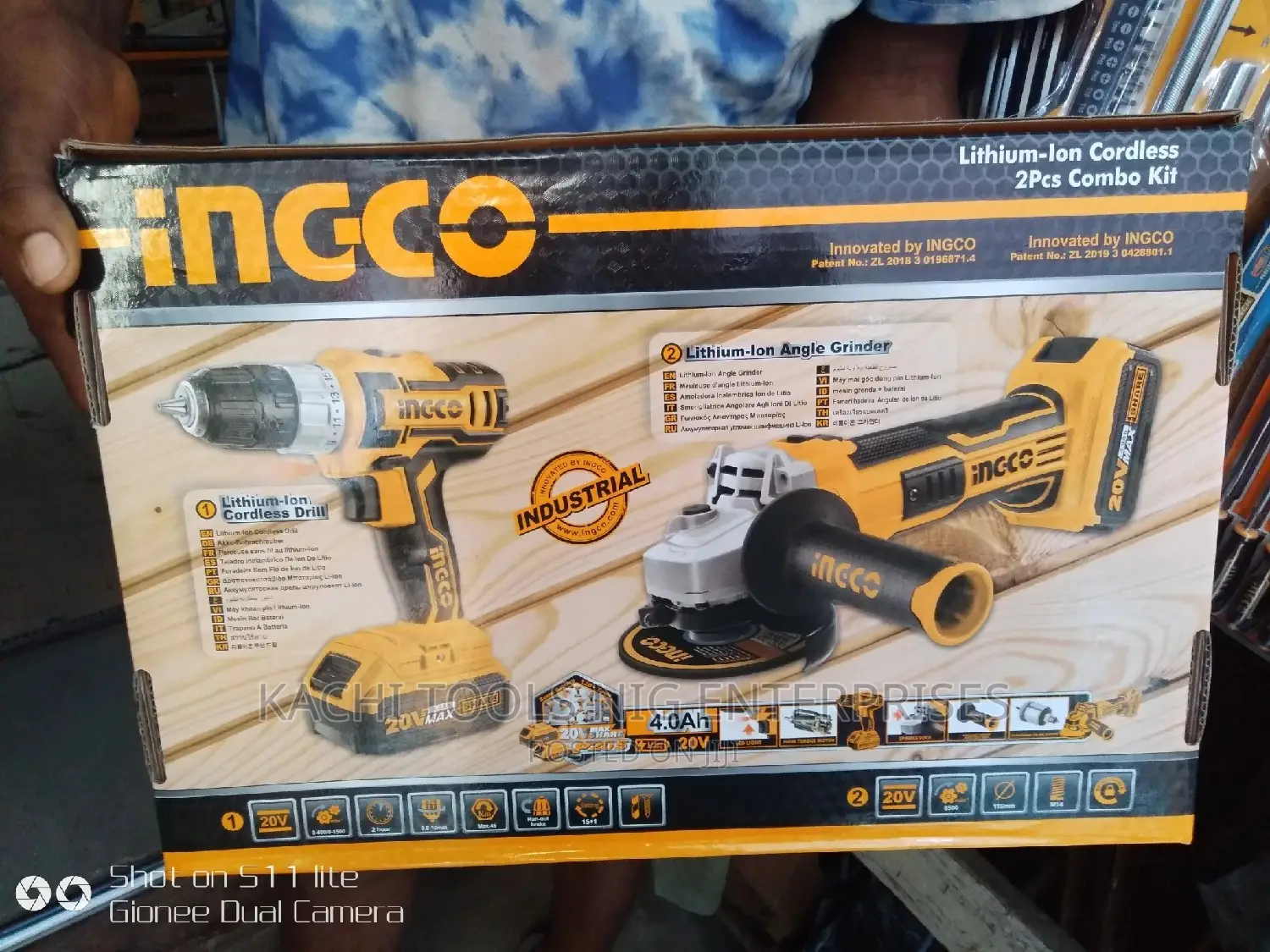 2in1 Grinding Cordless Drilling Machine