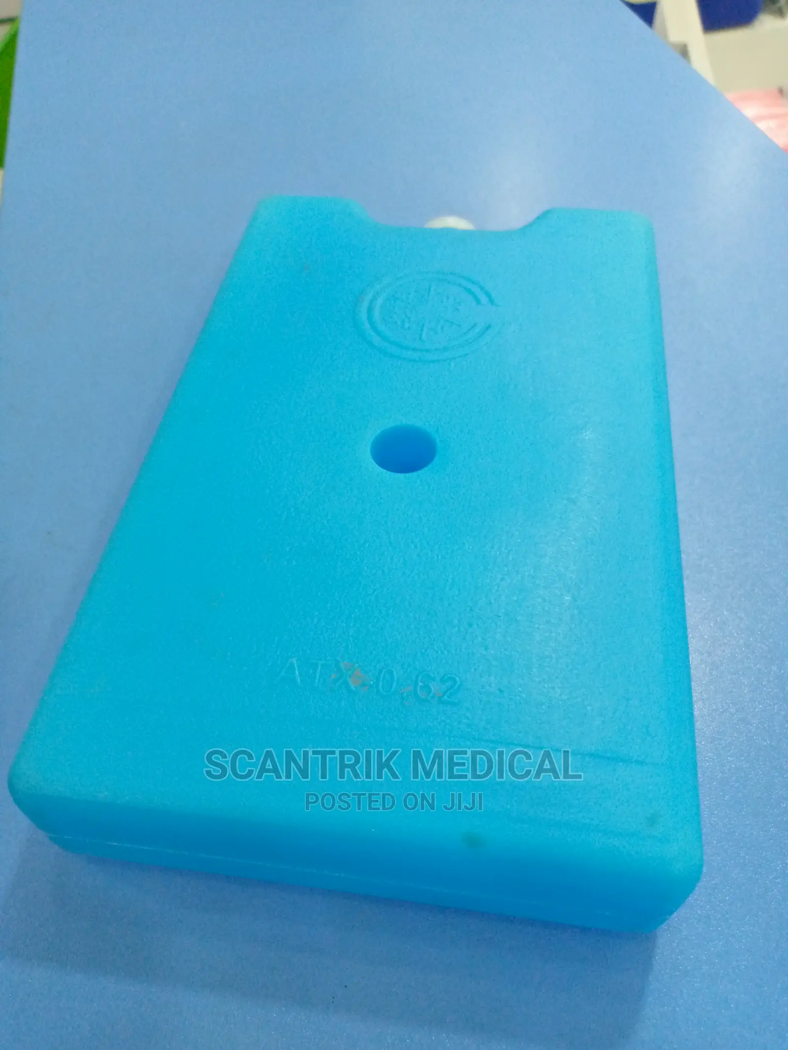 Plastic Ice Pack, Light Blue