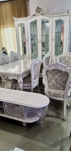 Set of Dining and Buffet and Discussion Chair