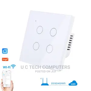 Standard Tuya APP Touch Switch,1/2/3/4 Gang Wifi Smart