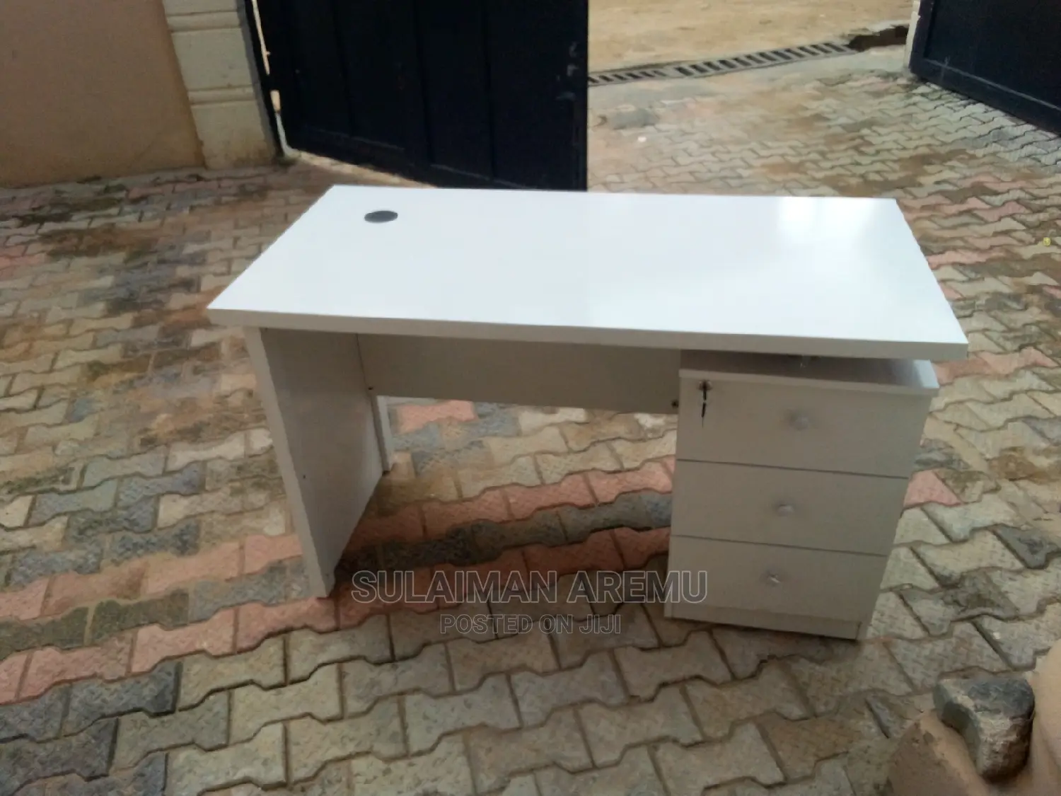 White Mini Executive Table