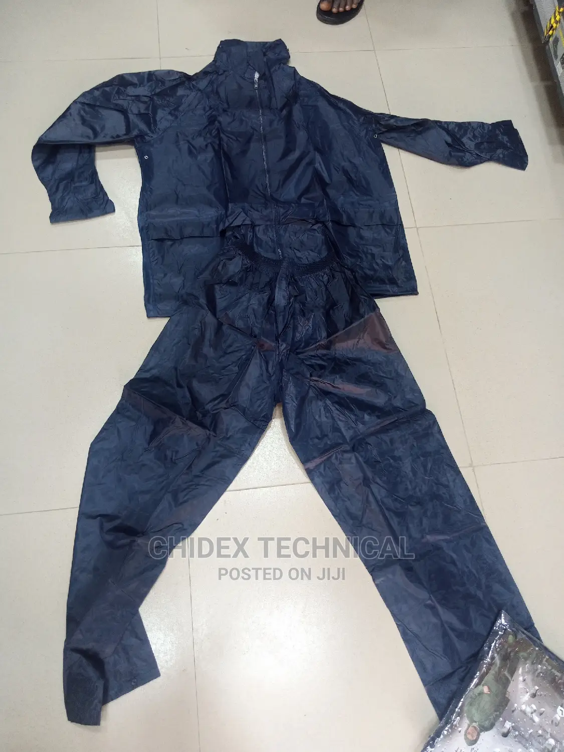 Safety Rain Coat Blue Color