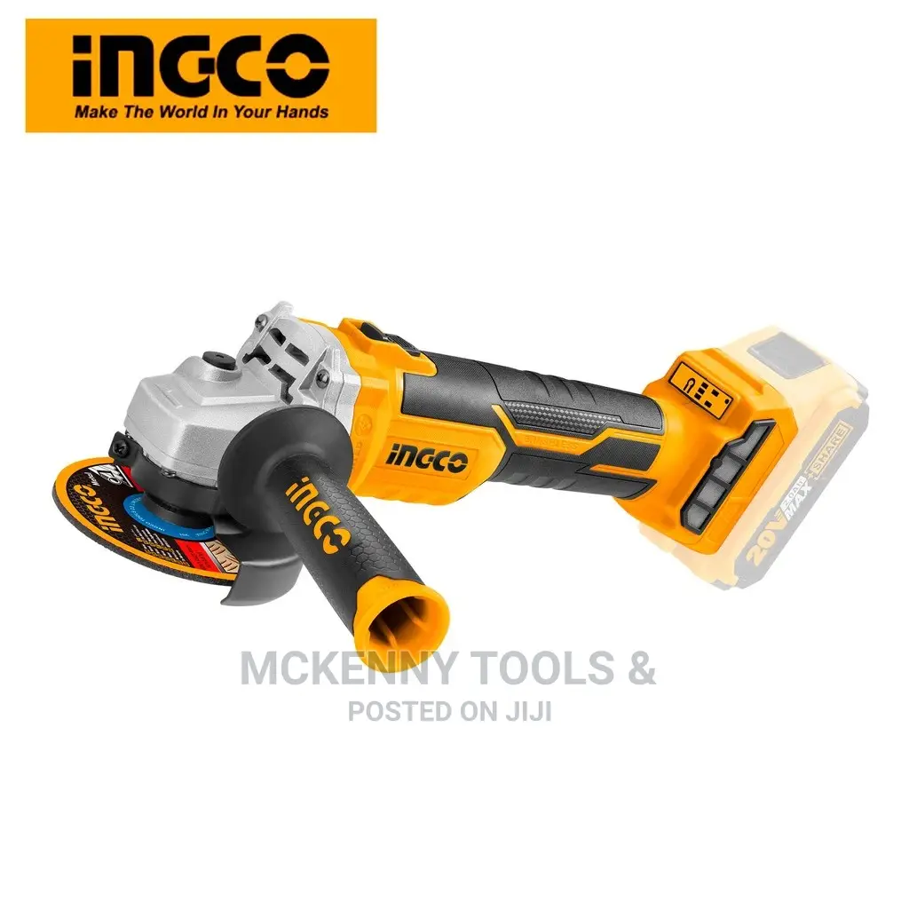 INGCO Lithium-Ion Angle Grinder With Brushless Motor