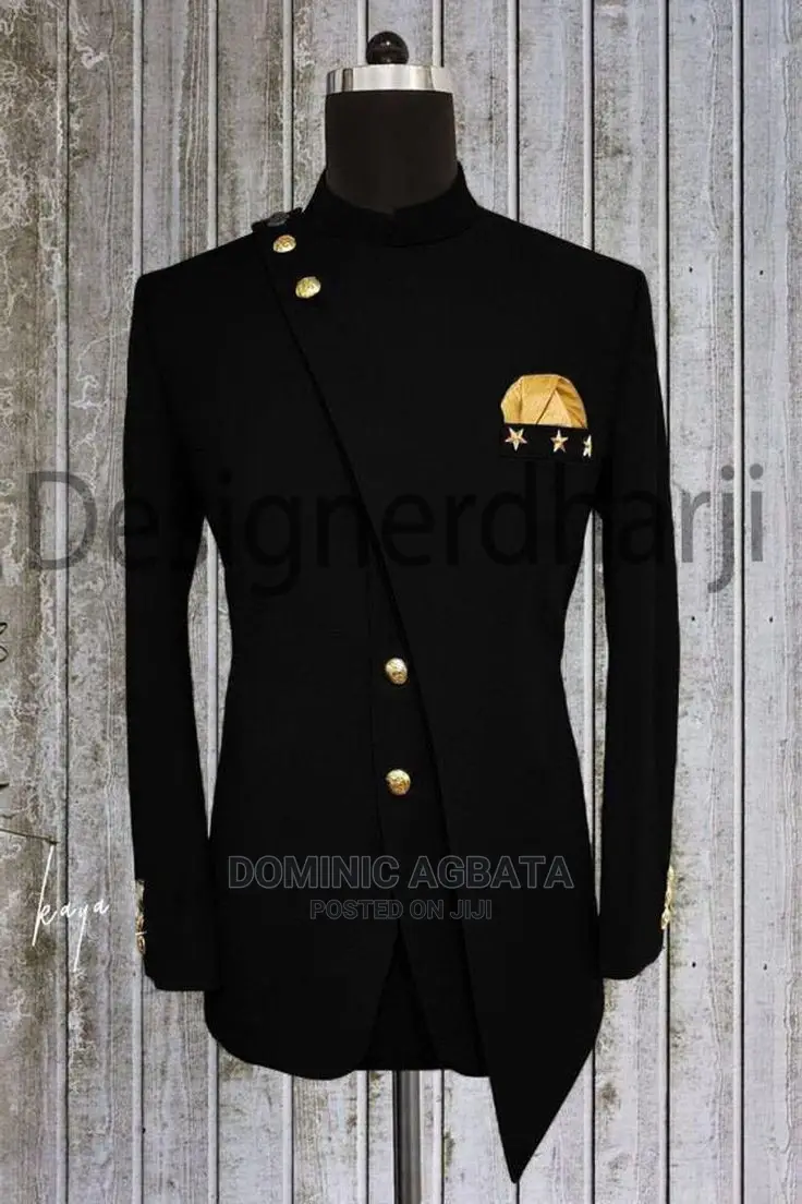 One Button Embroidered Suits