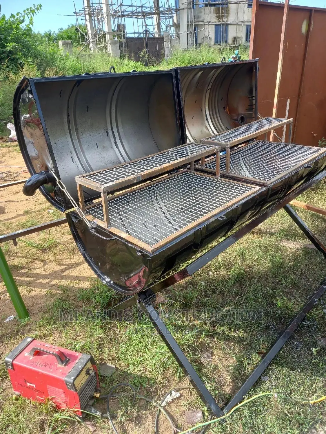 Quality Outdoor Charcoal Barbeque Grill With Oven