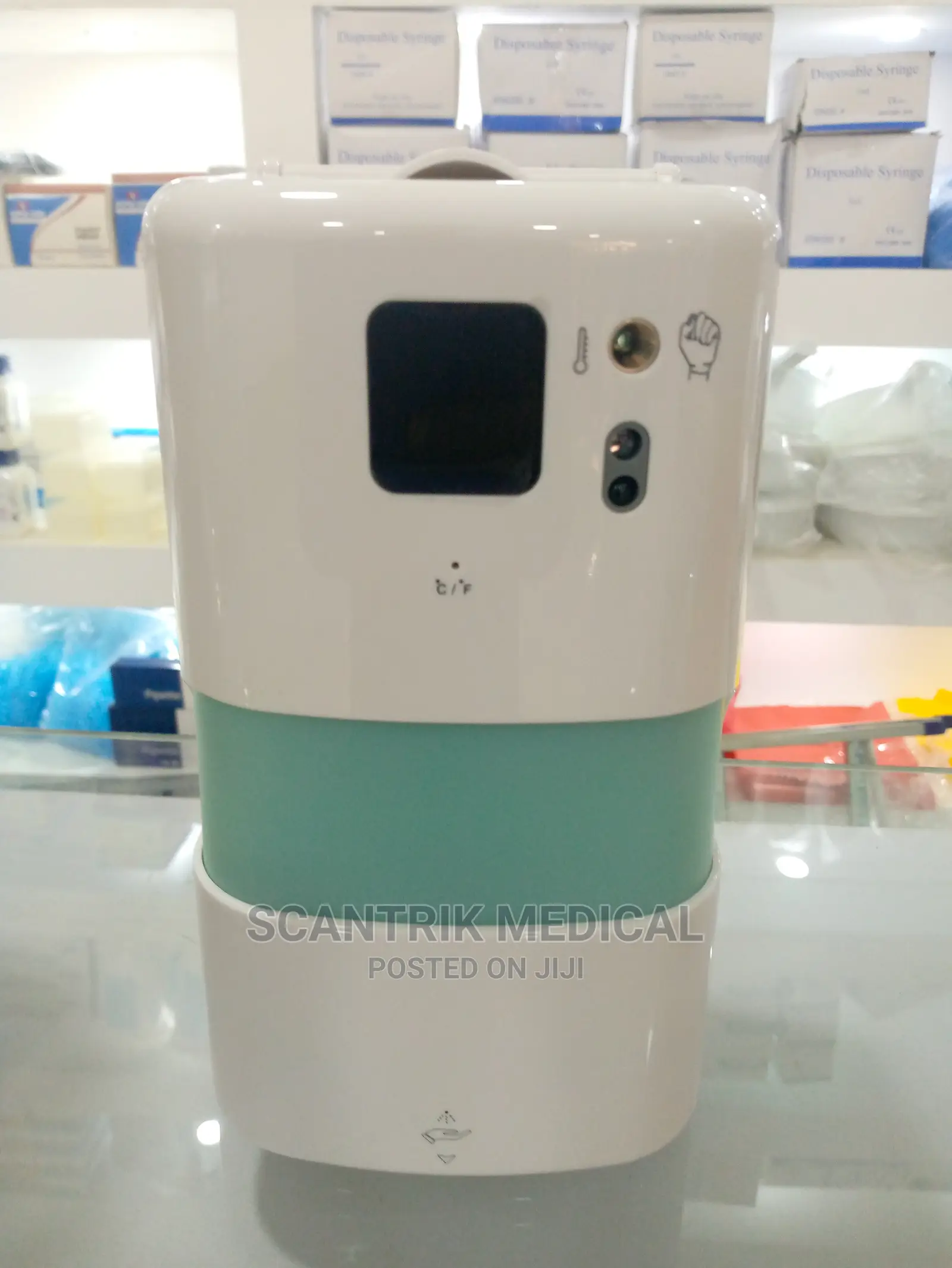 White Automatic Soap Dispenser