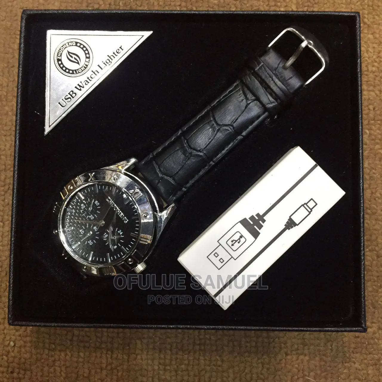 Lighter Leather Wristwatch