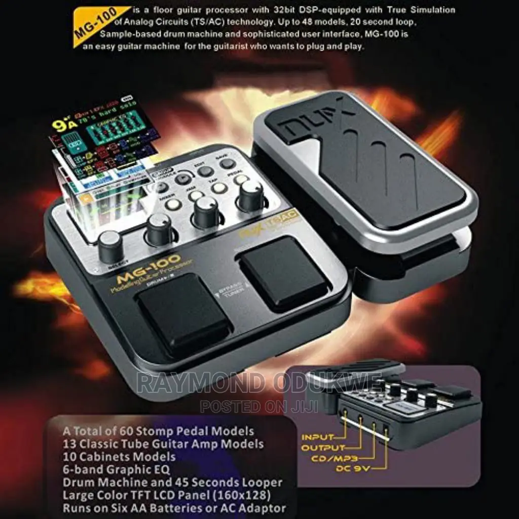 NUX Guitar Effect. MG100