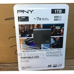 PNY Pro Elite 1TB USB 3.1 Gen 2 Type-C Portable