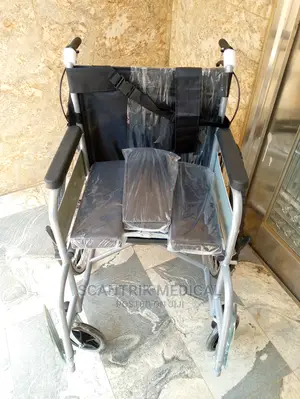 Manual Chrome Non Folding Hospital Wheelchair