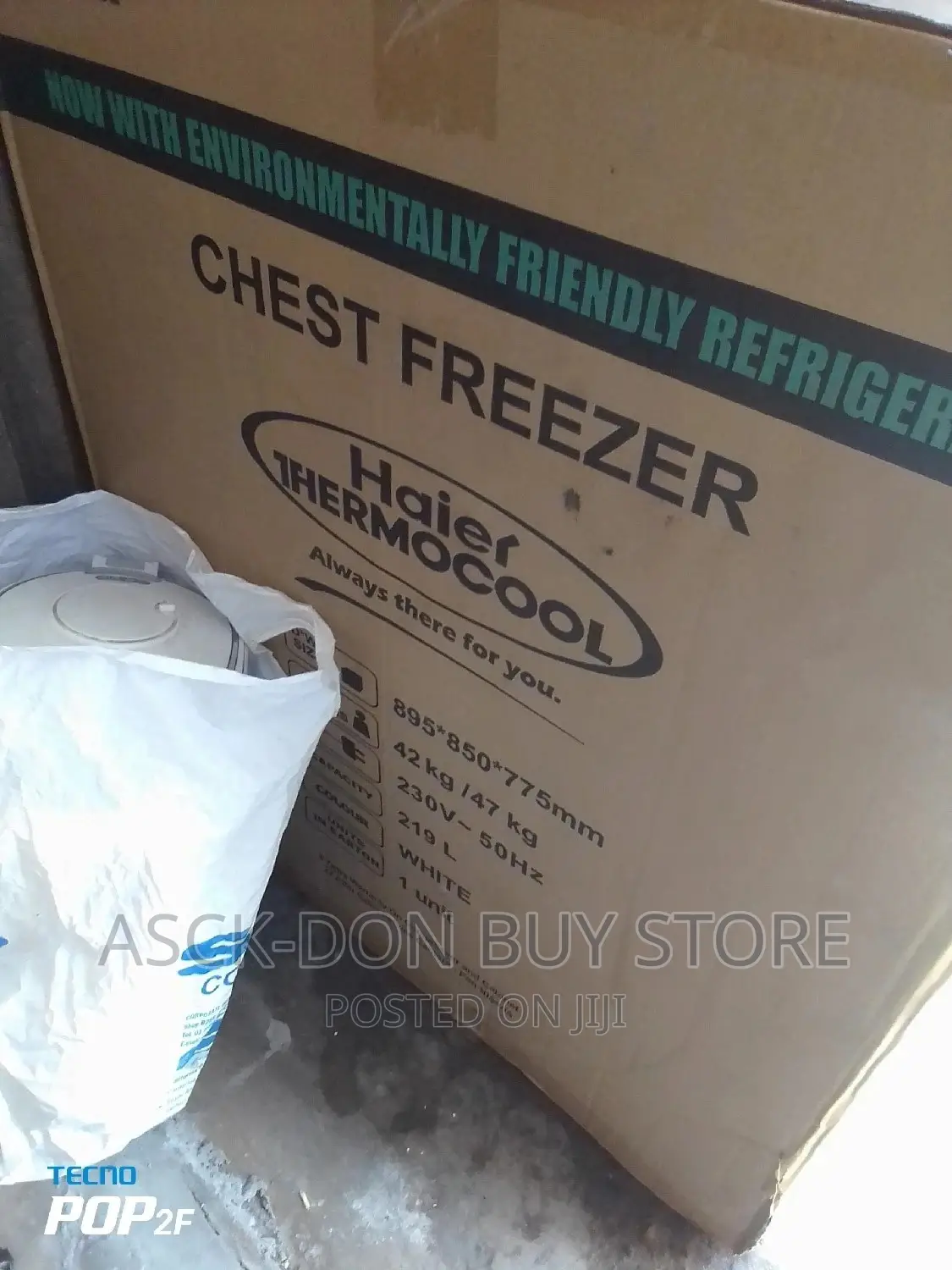 Inverter Haier Thermocool 219liters Chest Freezer.