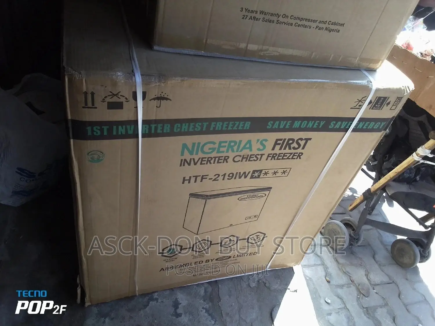 Inverter Haier Thermocool 219liters Chest Freezer.