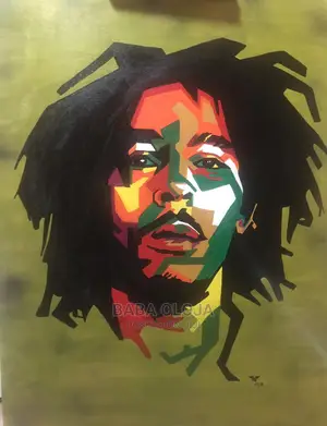 Bob Marley Acrylic Painting on Canvas