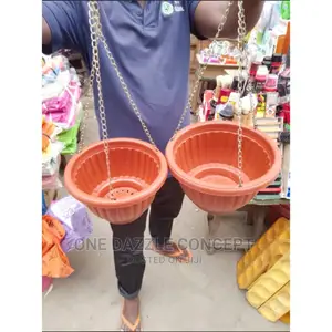 Brown Hanging Flower Pot