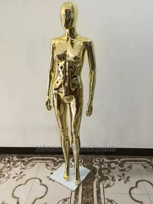 Size 8 Gold Chrome Small Breast Faceless MANNEQUINS