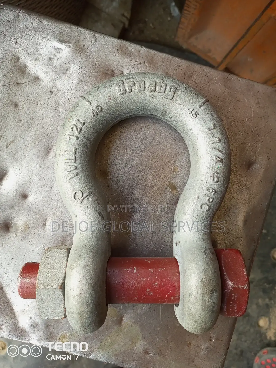 12 Tons Crosby Shackles