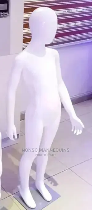 Age 5 to 12 Yrs Glossy White Aryrlic Children MANNEQUINS