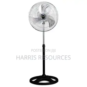 Rashnik Stainless Steel Blade Standing Fan -18"