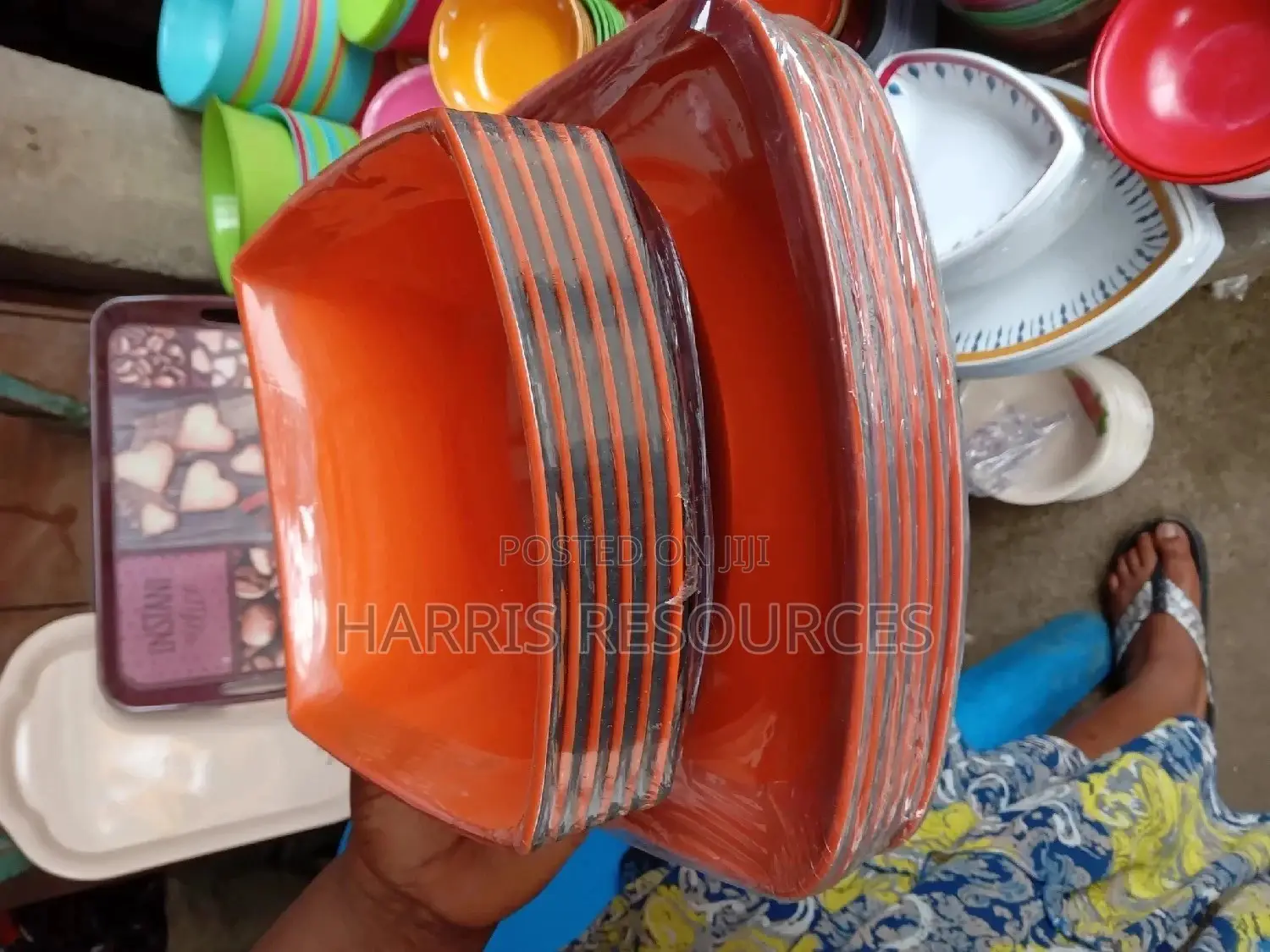 12 PCS Unbreakable Plastic Ceramic Curved and Flat Plates