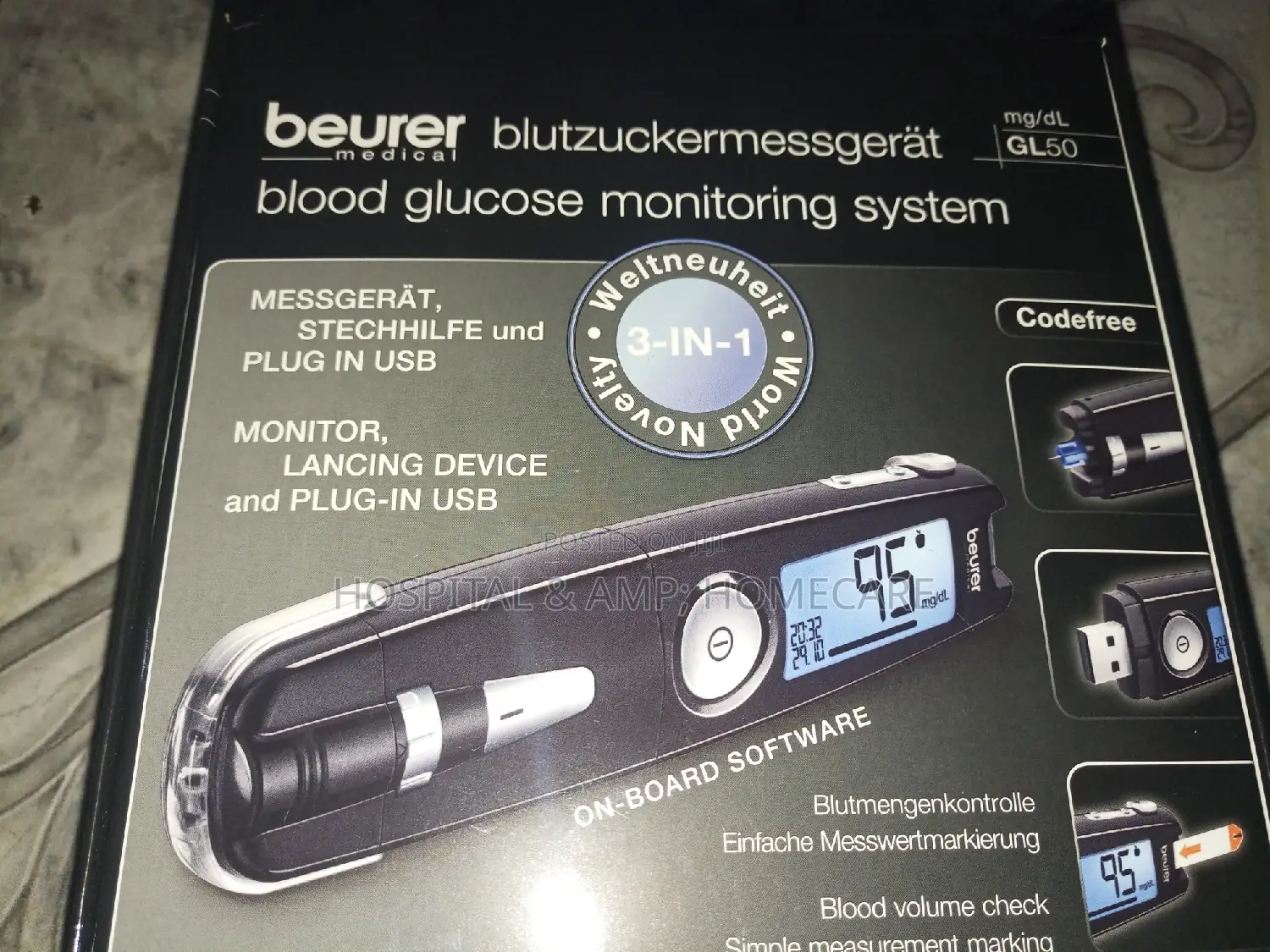 Beurer Gl50 Blood Glucometer
