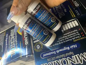 Free Dropper + Kirkland Minoxidil, Derma Roller Is Available