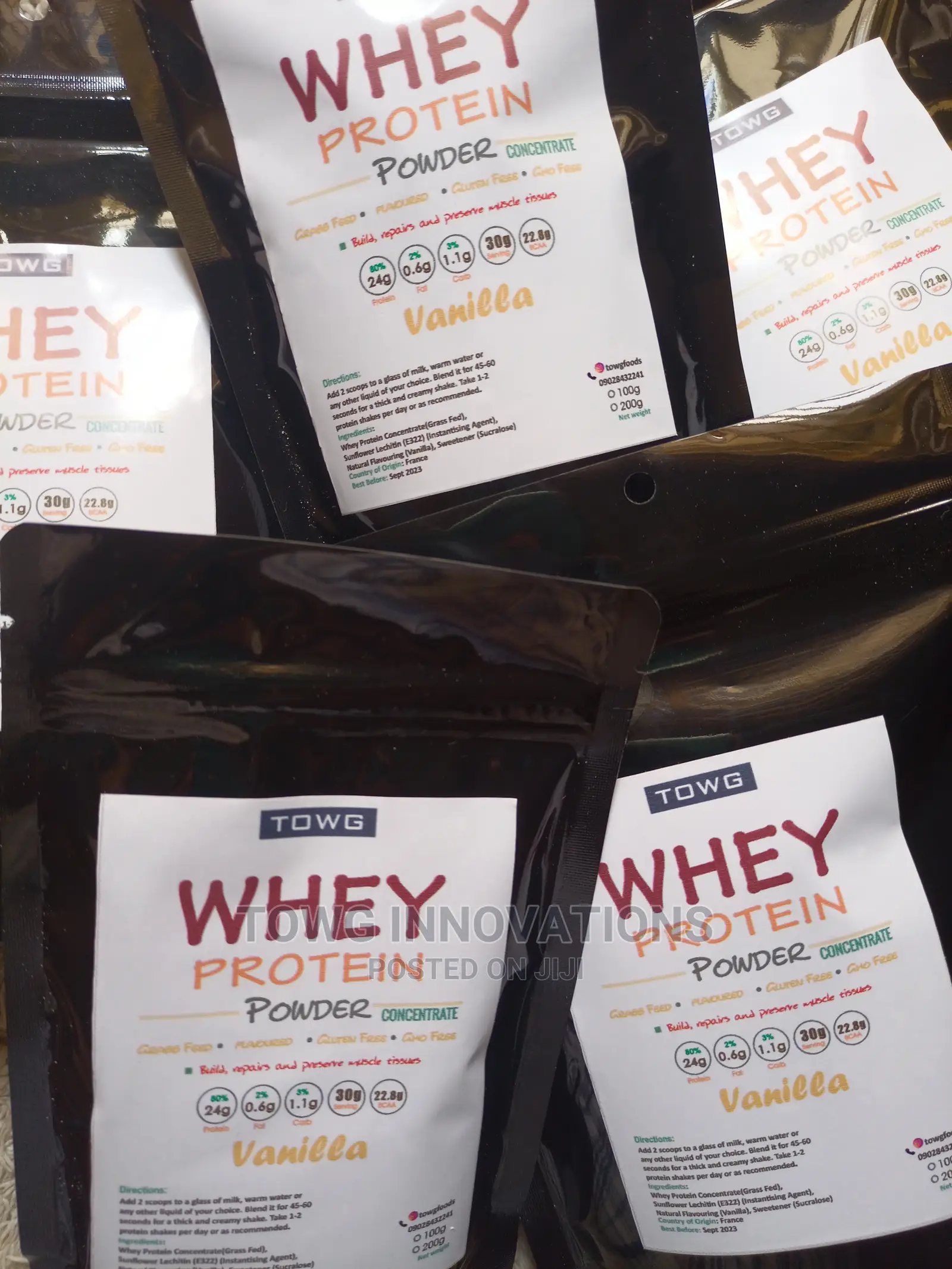 Whey Protein Concentrate (Vanilla) - 100g