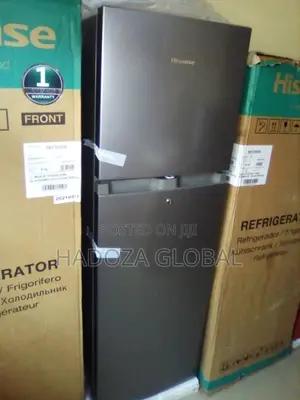 Hisense REF222DR Double Door Silver Refrigerator 165litres