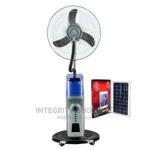 Andrakk Rechargeable Water Mist Fan + 10wats Solar Panel