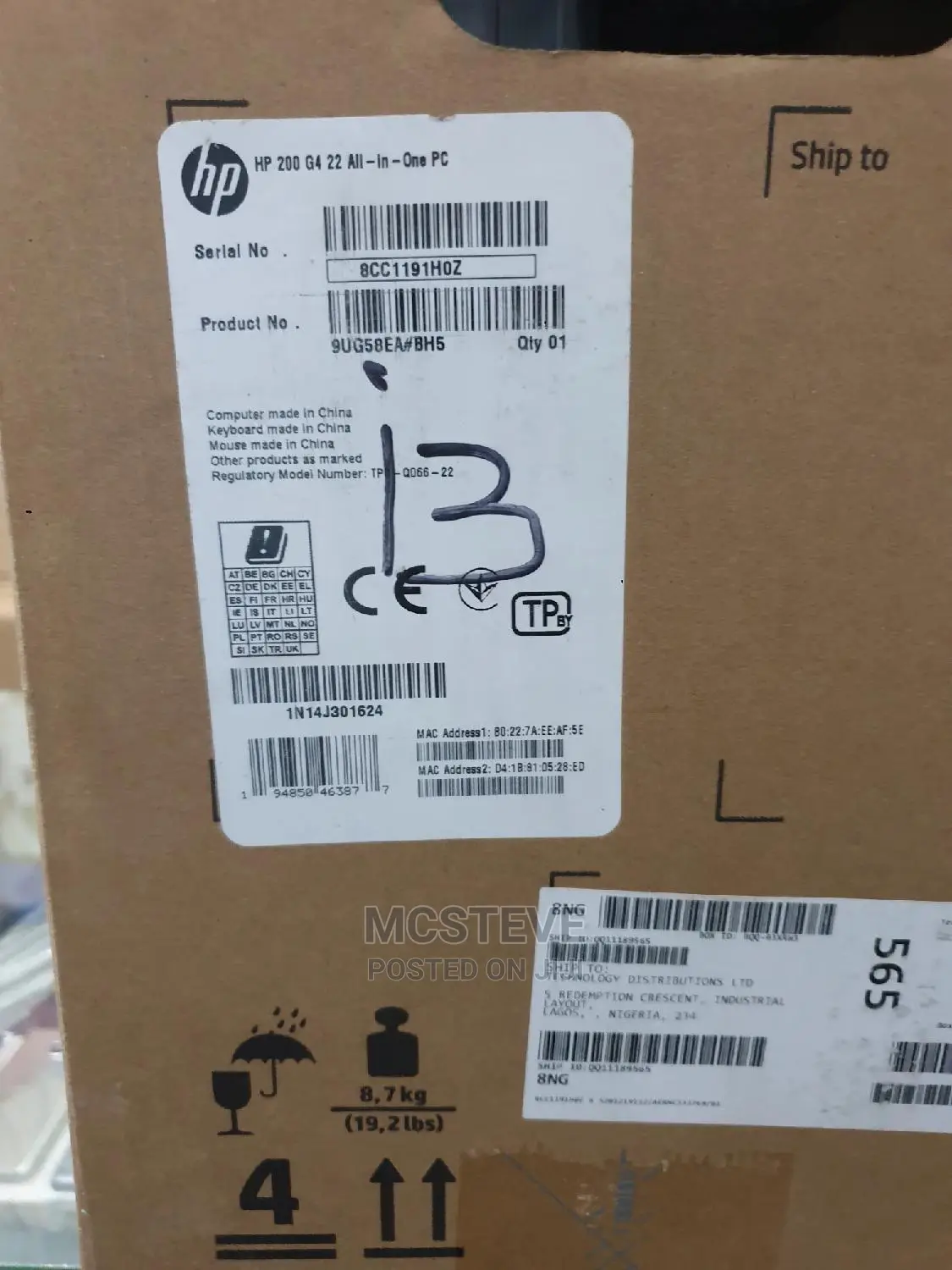 New Desktop Computer HP ProDesk 400 G4 4GB Intel Pentium HDD 1T