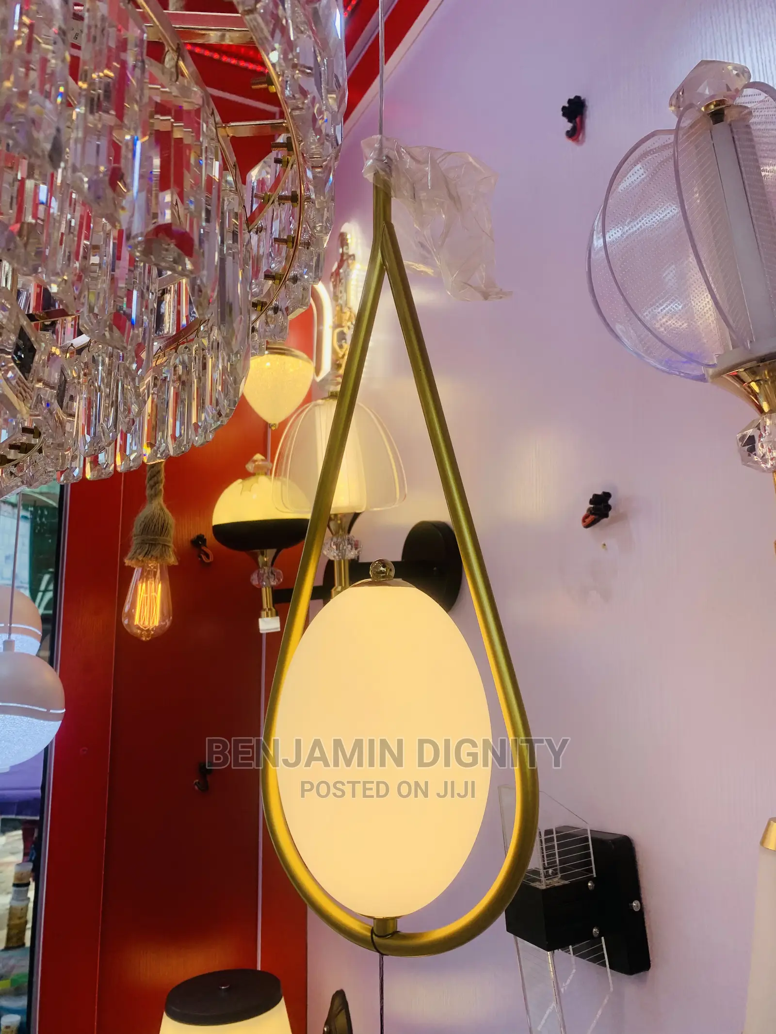 Diamond Shape Pendant Light