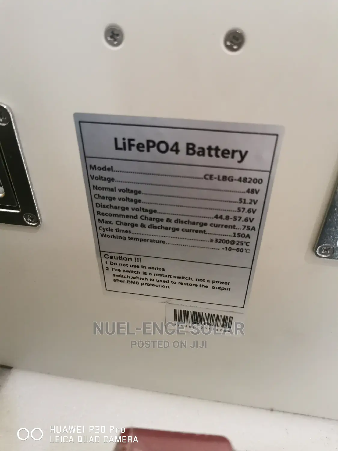 10kwh 48v Wakatech Lithium Battery.