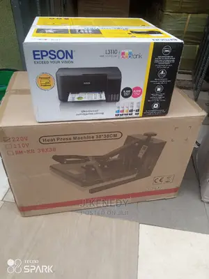 Heatpress Machine With Sublimation Printer