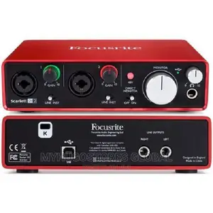 Focusrite Scarlett 2i2 (3rd Gen) USB Audio Interface With Pr