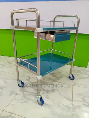 Two Shelf Lab Trolley