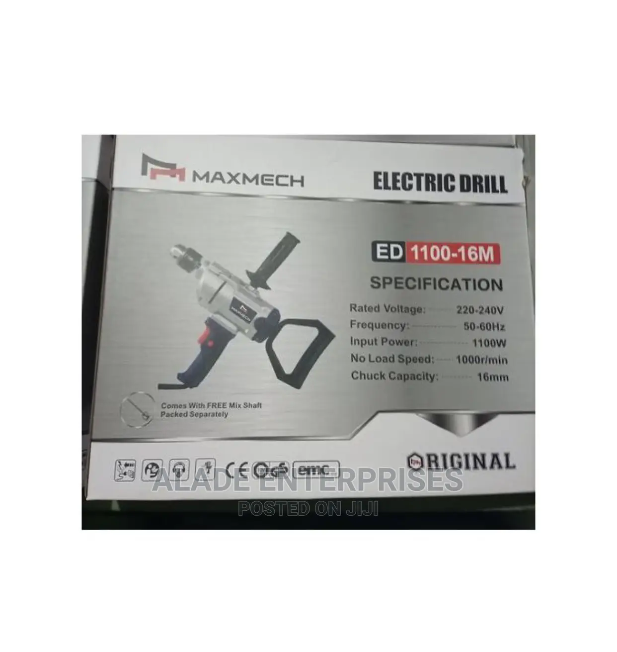 Maxmech Multipurpose 16mm Drill Machine and Paint Mixer