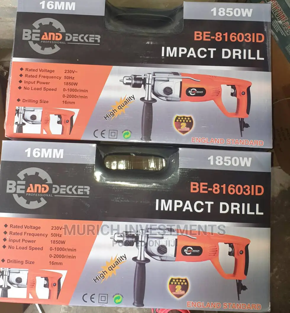16mm Be and Decker Drill Machine