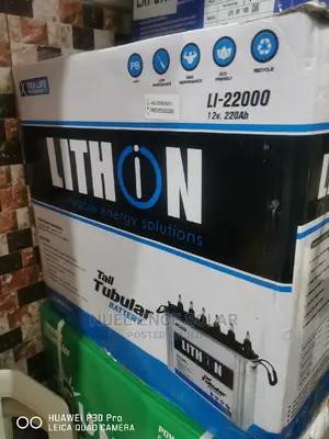 12v 220ah Lithon Tubular Battery